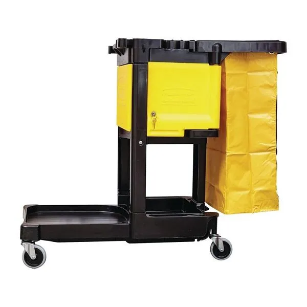 Carrello per pulizie Rubbermaid Janitor L658 Acciaio Zincato