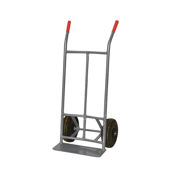 Carrello per sacchi industriale Eichinger 300 kg ruota pneumatica 260/85 grigio antracite 11080100000096 con Freni di Sicu...