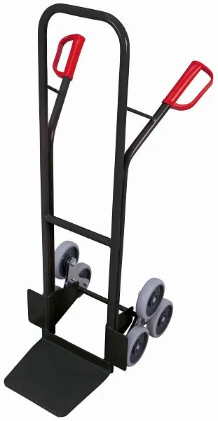 Carrello per scale VARIOfit con 2 stelle con ruota tre bracci dimensioni esterne: 620 x 625 x 1.310 mm (LxPxA) set di ruot...
