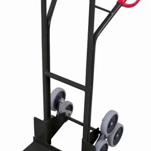 Carrello per scale VARIOfit con 2 stelle con ruota tre bracci dimensioni esterne: 620 x 675 x 1.310 mm (LxPxA) set di ruot...
