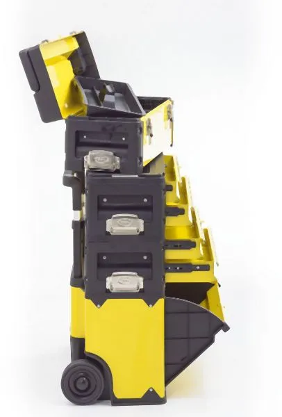 Carrello Piattaforma Carrello portautensili Metra 4 scomparti 1k.2.2.1 Comfort giallo 10530