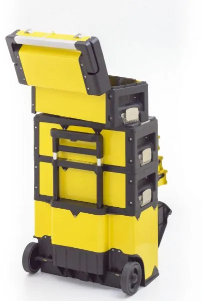 Carrello Piattaforma Carrello portautensili Metra 4 scomparti 1k.2.2.1 Comfort giallo 10530