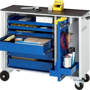 Carrello Piattaforma Carrello portautensili RAU collezione adlatus modello 10060 L1025 x P400 x A860 mm compreso supporto...