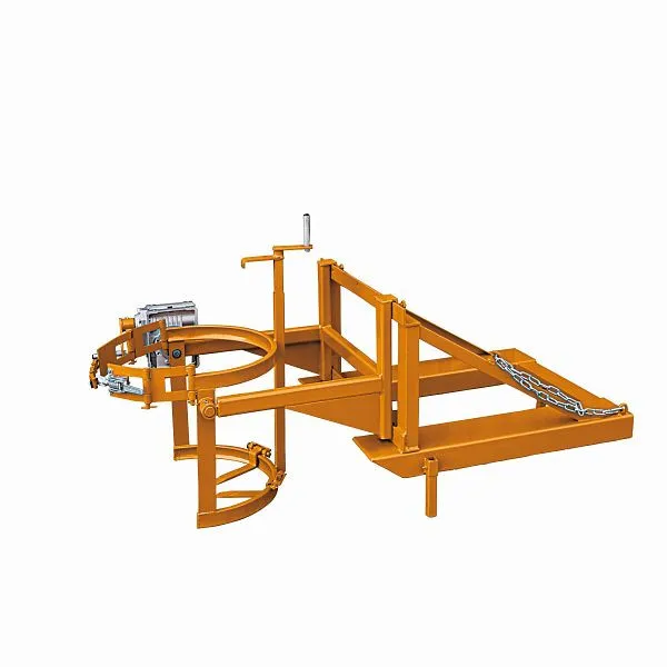 Carrello Piattaforma Eichinger barile industriale ribaltabile movimento superiore e inferiore manovella 1 x canna arancion...