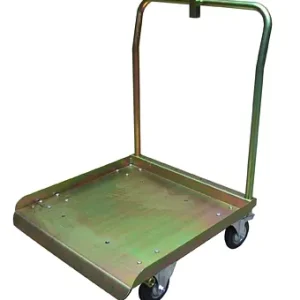 Carrello portagomma Ebinger con ruote gomma piena telaio acciaio zincato 130.001 Dimensioni 1200x800 mm