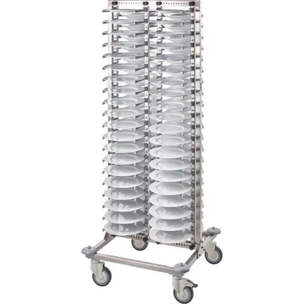 Carrello portapiatti Stalgast per un massimo di 80 piatti LT0223080 Acciaio Zincato