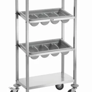 Carrello portaposate Bartscher TBST200 A300111 Portata Massima 1000 kg