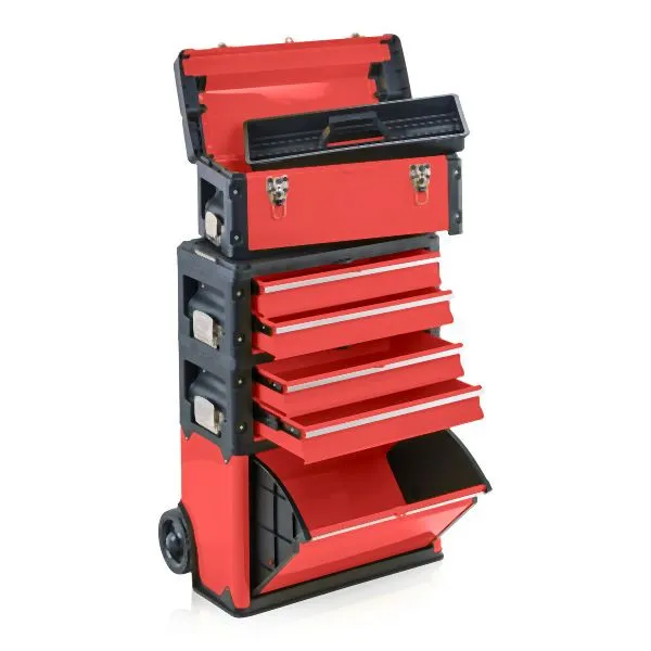 Carrello portautensili Metra 4 scomparti 1k.2.2.1 Comfort rosso 10730 per Movimentazione Merci