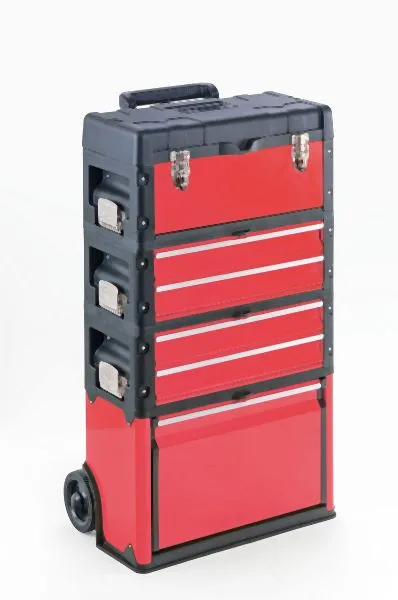 Carrello portautensili Metra 4 scomparti 1k.2.2.1 rosso 10710 Made Italy