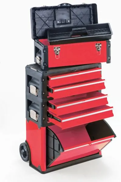 Carrello portautensili Metra 4 scomparti 1k.2.2.1 rosso 10710 Made Italy