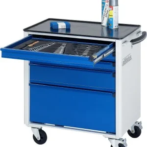 Carrello portautensili RAU collezione adlatus modello 7300 L700 x P500 x A795 mm incluso supporto metallo 02-7300.11 Made...
