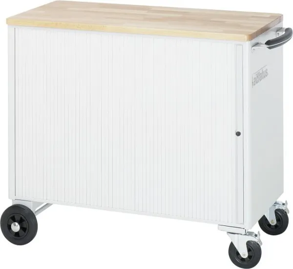 Carrello portautensili RAU collezione adlatus modello 10210 L1025 x P520 x A890 mm incluso un piano di lavoro faggio massi...