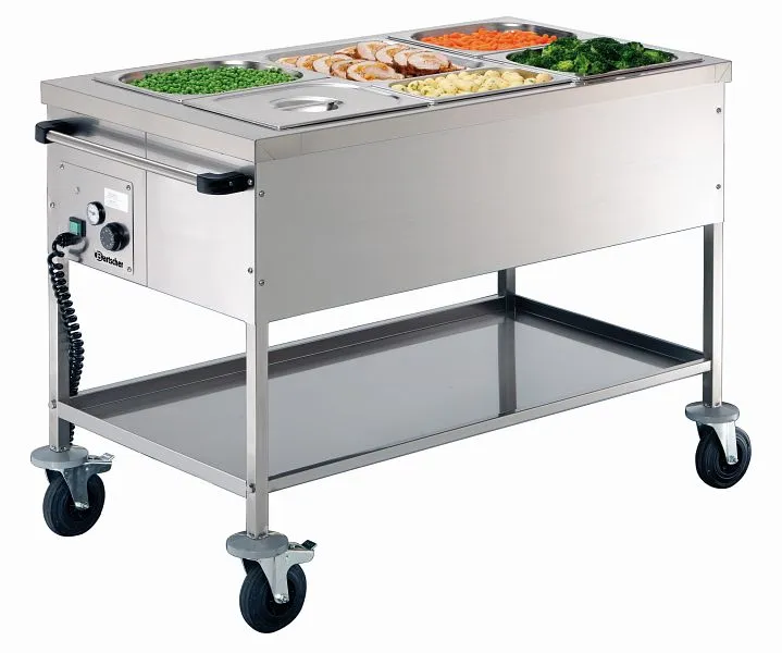 Carrello portavivande Bartscher 3 x 1/1 GN 200255 per Movimentazione Merci