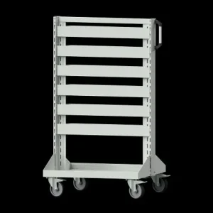 Carrello Ribaltabile Carrello base per banchi da lavoro ANKE modello 201 800 x 720 x 1350 mm (AM 764) RAL 7035 962.031