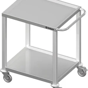 Carrello Ribaltabile Carrello di trasporto Stalgast altezza 850 mm con due ripiani saldato