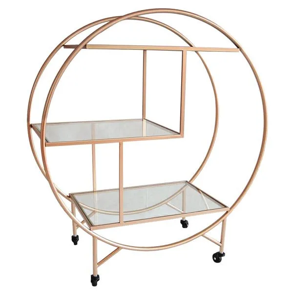 Carrello server Monster Ampio Oro rosa 26559