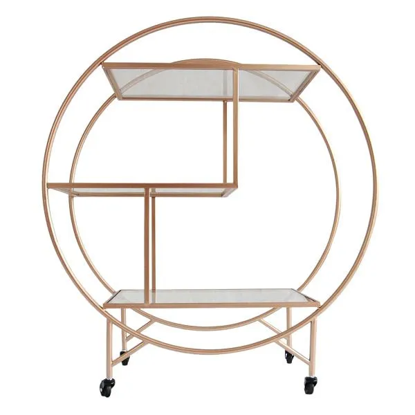 Carrello server Monster Ampio Oro rosa 26559