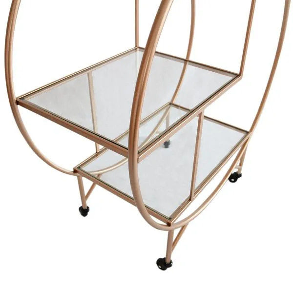 Carrello server Monster Ampio Oro rosa 26559