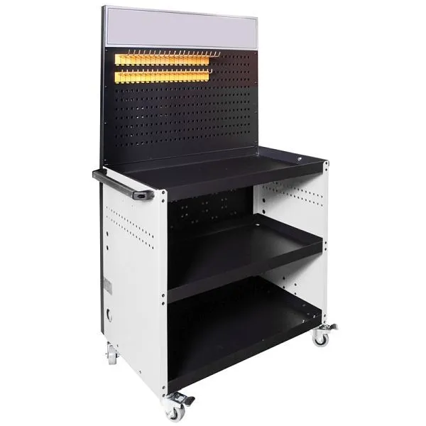Carrello di servizio professionale per officina Krauss XXL KR-990 con Ruote Pivottanti
