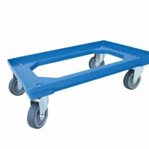 Carrello da trasporto per telaio Schneider blu ABS 202096 con Freni di Sicurezza