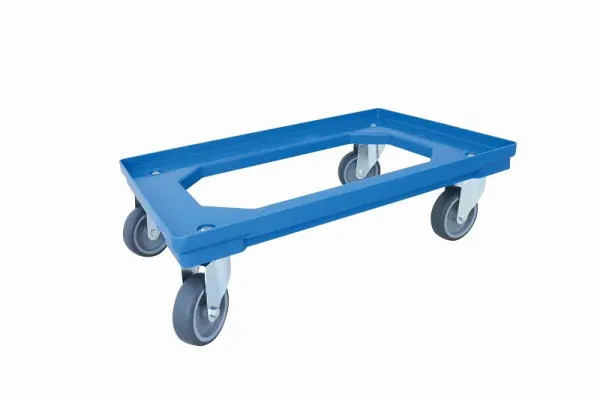 Carrello da trasporto per telaio Schneider blu ABS 202096 con Freni di Sicurezza