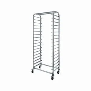 Carrello da trasporto Schneider acciaio inossidabile inserimento trasversale: 18 supporti 600x400 385015 Made Italy