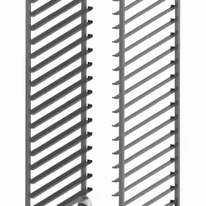 Carrello da trasporto Schneider TYPE-Z acciaio inossidabile inserimento longitudinale: 18 supporti 600x400 385200 Facile M...