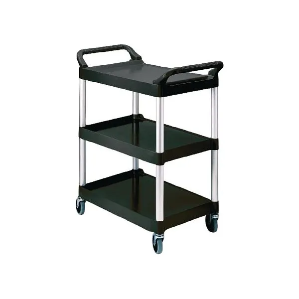 Carrello versatile Rubbermaid nero J818 - Conforme alle Normative