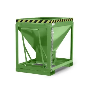 Carro silo RR Industrietechnik tipo RSL-600 RAL 6011 100802181 con Ruote Pivottanti