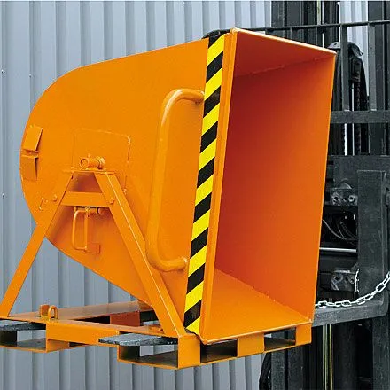 Cassetta ribaltabile industriale Eichinger ribaltabile su 2 lati facile da raggiungere da 4 lati 500 kg 300 litri zincata...