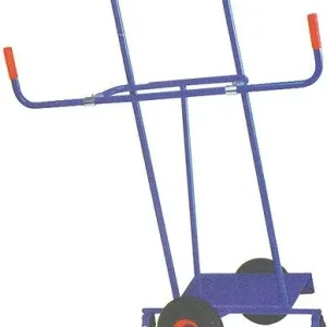Certificato CE Carrello portapiatti MMXX 1 asse capacità di carico 350 kg ruote gomma piena 77877