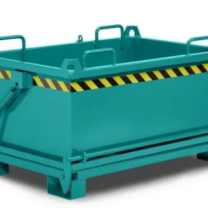 Contenitore fondo pieghevole RR Industrietechnik tipo RBB-200 RAL 5018 100800558 con Freni di Sicurezza