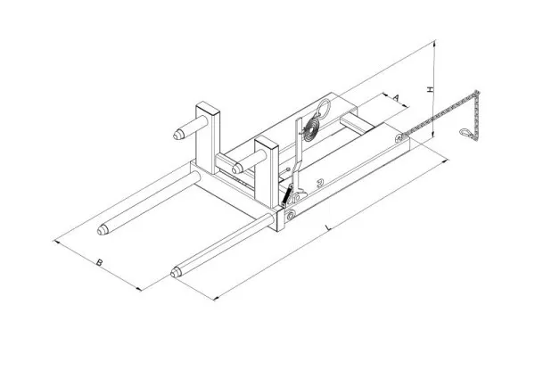 Eichinger industria barile turner 1 x barile blu genziana 22360100000097 con Freni di Sicurezza