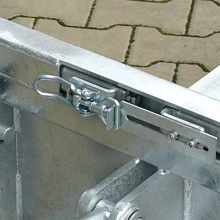 Eichinger ribaltabile industriale per bidoni della spazzatura (MGB) 600 kg zincato temperato 20940000002000