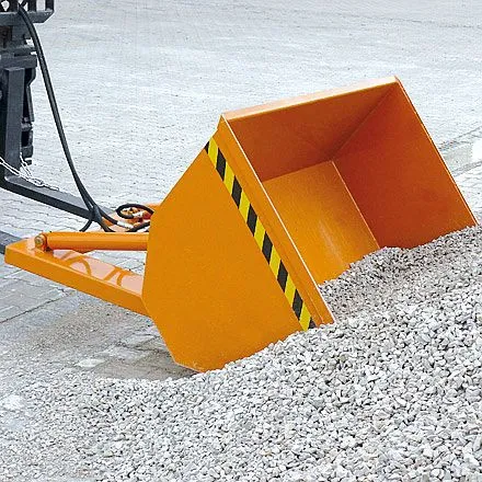 Pala caricatrice industriale Eichinger con dispositivo di ribaltamento idraulico 1600 kg 500 litri grigio antracite 206408...