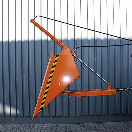 Pala industriale Eichinger con dispositivo di ribaltamento idraulico 1000 kg 500 litri zincata tiepido 20610800002000 - Co...