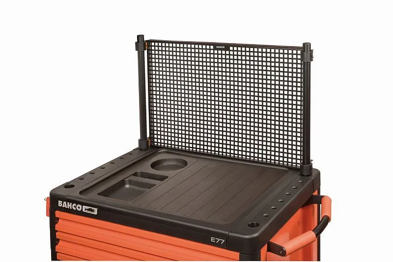 Pannello posteriore forato Bahco per carrello da officina collezione 1477K 1477K-AC12 Pieghevole per Risparmio Spazio
