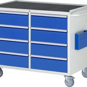 Pesante ad Alta Portata Carrello da montaggio RAU collezione 7000 L1145xP650xH975mm supporto metallo sinistra: cassetti: 4...