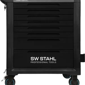 Pesante ad Alta Portata Carrello da officina professionale SW-Stahl TT802 nero scarico 07111L