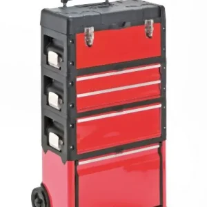 Pesante ad Alta Portata Carrello portautensili Metra 4 scomparti 1k.1.2.1 rosso 10703