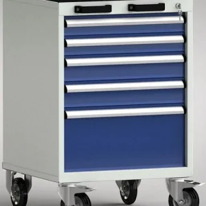 Pesante ad Alta Portata Carrello portautensili qualità KLW - 572 x 655 x 915 mm L x P x con bordo rialzato su 4 lati FEA07...