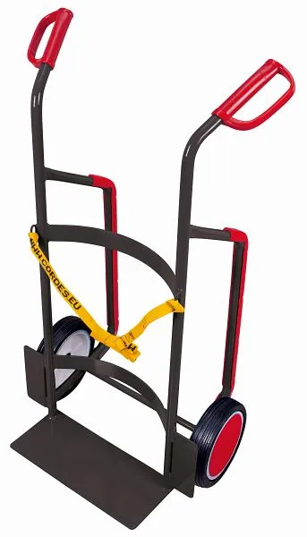 Professionale Industriale Carrello portabotti VARIOfit per fusti di plastica dimensioni esterne: 660 x 470 x 1.190 mm (LxP...