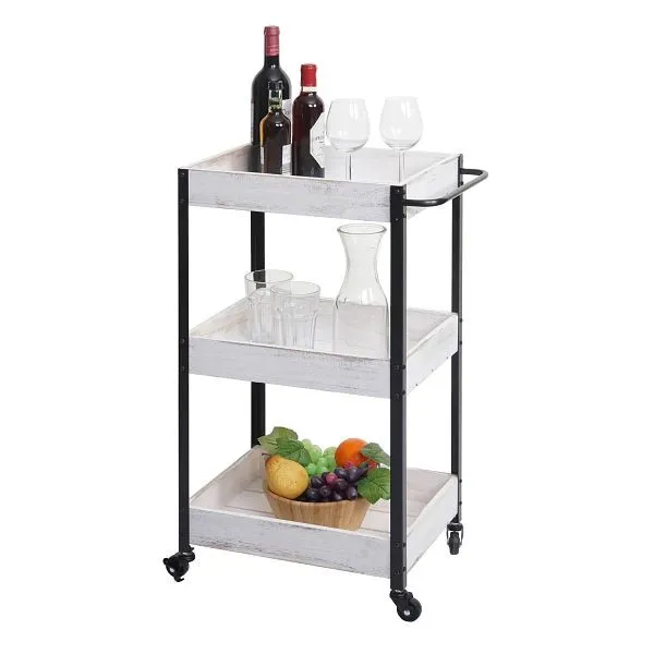 Professionale Industriale Mendler HWC-H22 carrello di servizio carrello da cucina carrello da bar carrello da tè carrello...