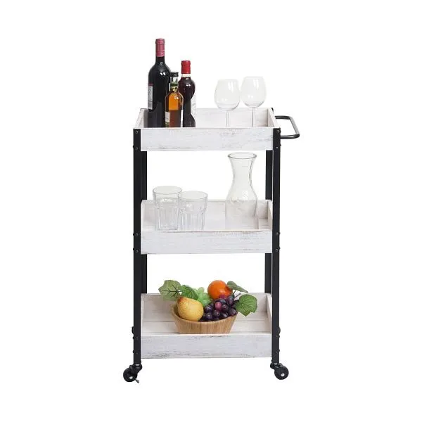 Professionale Industriale Mendler HWC-H22 carrello di servizio carrello da cucina carrello da bar carrello da tè carrello...