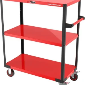 Sollevatore Forbice Carrello da pavimento / carrello di servizio KS Tools con 3 aree di carico 890.0009