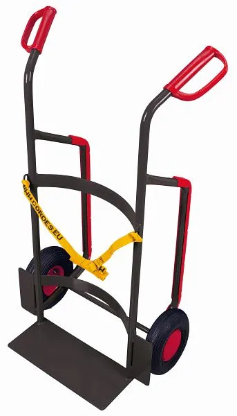 Sollevatore Forbice Carrello portabotti VARIOfit per fusti di plastica dimensioni esterne: 660 x 470 x 1.190 mm (LxPxA) se...