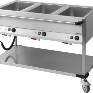 Sollevatore Forbice Carrello portavivande Casselin 3 x GN 1/1 orizzontale CCBM3H