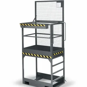 Sollevatore Forbice Cestino da lavoro RR Industrietechnik tipo RAK-High RAL 7005 120000037