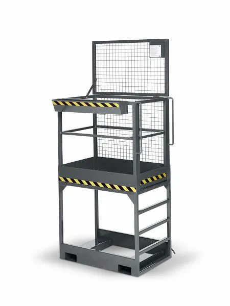Sollevatore Forbice Cestino da lavoro RR Industrietechnik tipo RAK-High RAL 7005 120000037