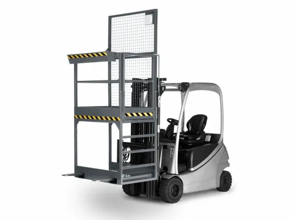 Sollevatore Forbice Cestino da lavoro RR Industrietechnik tipo RAK-High RAL 7005 120000037